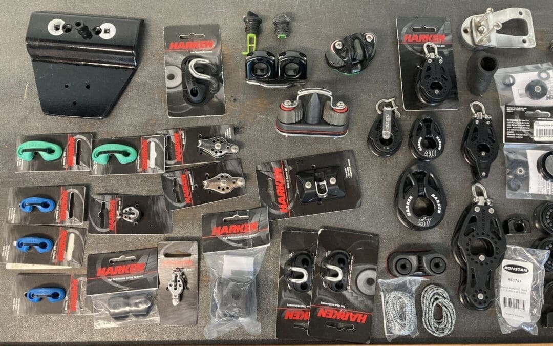 Harken parts and rigging