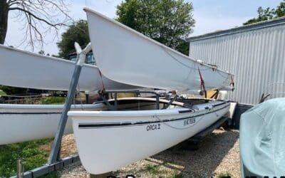 2 X Hobie 18's on double trailer