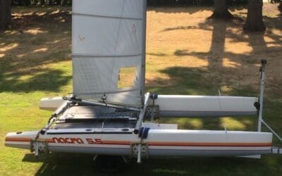 NACRA 18 Square Meter Catamaran & Custom Tilt Trailer
