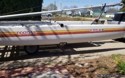 1987 Nacra 5.8 with standard rigging
