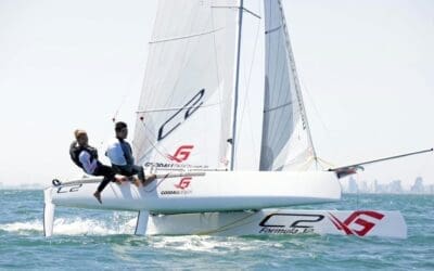Catamaran 2013 C2 F18 Goodall design with trailer