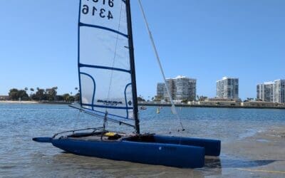 Nacra 500, 2012, with trailer, beach wheels