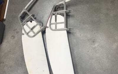 Boston Whaler Supercat Rudder Casting & Blades